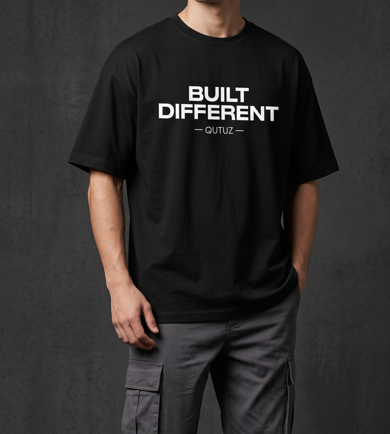 Built Different Black Tee