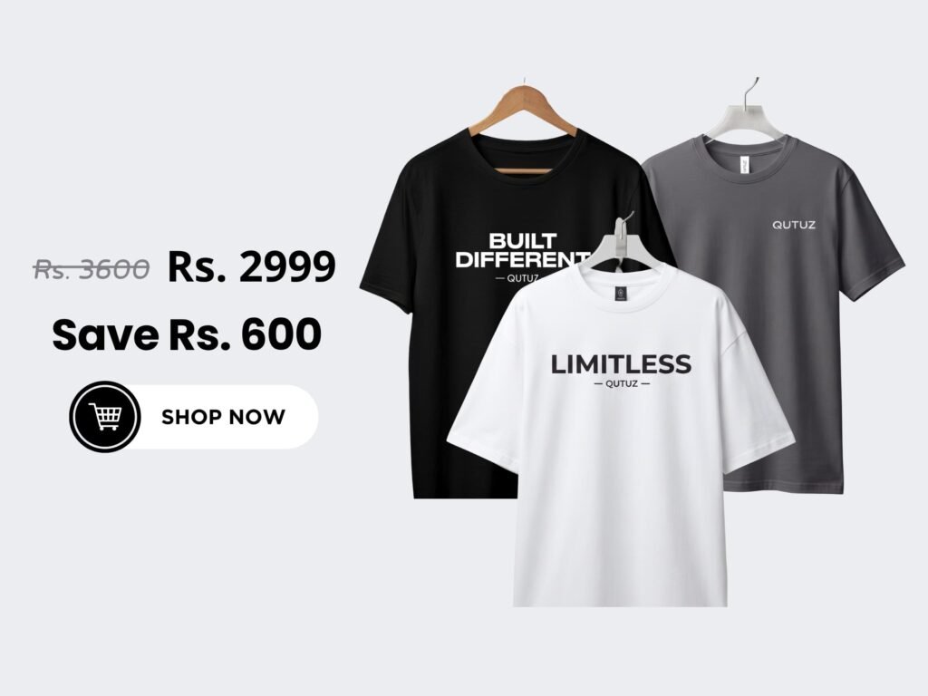 Oversized T shirts Pakistan - QUTUZ